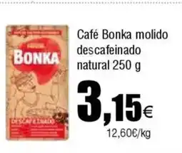 Cash FROIZ Café Bonka molido descafeinado oferta