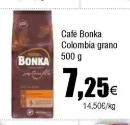 Cash FROIZ Café Bonka Colombia grano oferta