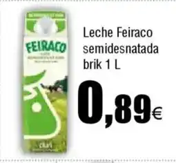 Cash FROIZ Leche Feiraco semidesnatada brik oferta
