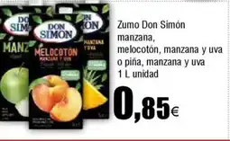 Cash FROIZ ON Zumo Don Simón manzana, melocotón, manzana y uva oferta
