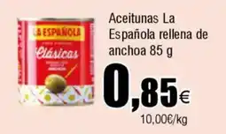 Cash FROIZ Aceitunas La Española rellena de anchoa oferta