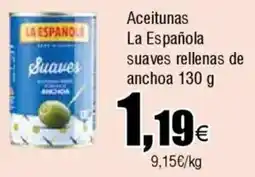 Cash FROIZ Aceitunas La Española suaves rellenas de anchoa oferta
