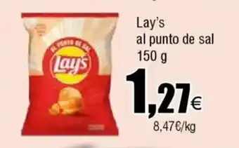 Cash FROIZ LAY'S al punto de sal oferta