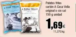 Cash FROIZ Patatas fritas sartén A Casa Vella original o sin sal oferta
