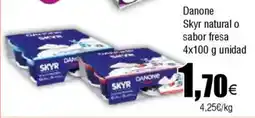 Cash FROIZ DANONE Skyr natural o sabor fresa oferta