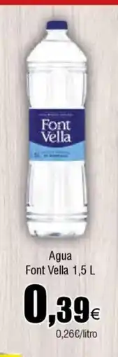 Cash FROIZ FONT VELLA Agua oferta
