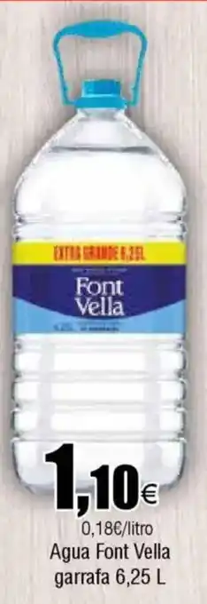 Cash FROIZ Agua Font Vella garrafa oferta
