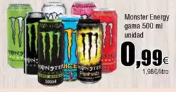 Cash FROIZ MONSTER Energy gama oferta