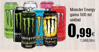 Cash FROIZ MONSTER Energy gama oferta