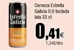 Cash FROIZ ESTRELLA GALICIA Cerveza 0,0 tostada lata oferta