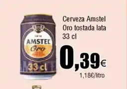 Cash FROIZ Cerveza Amstel Oro tostada lata oferta