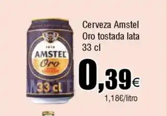 Cash FROIZ Cerveza Amstel Oro tostada lata oferta