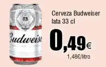 Cash FROIZ BUDWEISER Cerveza oferta