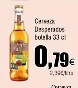 Cash FROIZ DESPERADOS Cerveza oferta