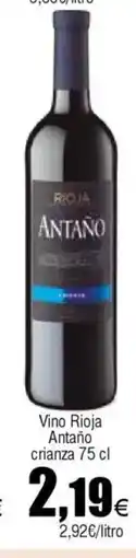 Cash FROIZ Vino Rioja Antaño crianza oferta