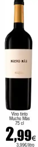 Cash FROIZ Vino tinto Mucho Más oferta