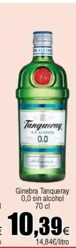 Cash FROIZ Ginebra Tanqueray 0,0 sin alcohol oferta