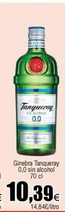 Cash FROIZ Ginebra Tanqueray 0,0 sin alcohol oferta