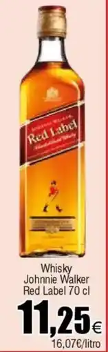 Cash FROIZ RED LABEL Whisky Johnnie Walker oferta