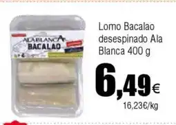 Cash FROIZ Lomo Bacalao desespinado Ala Blanca oferta