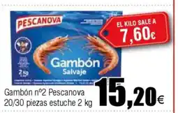 Cash FROIZ PESCANOVA Gambón nº2 oferta