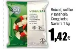 Cash FROIZ Brócoli, coliflor y zanahoria Congelados Navarra oferta