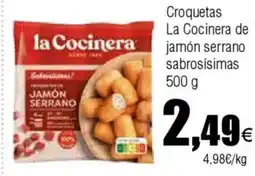 Cash FROIZ Croquetas La Cocinera de jamón serrano sabrosísimas oferta