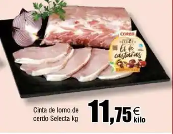 Cash FROIZ Cinta de lomo de cerdo Selecta oferta