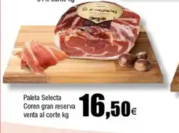 Cash FROIZ Paleta Selecta Coren gran reserva venta al corte oferta