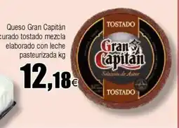 Cash FROIZ Queso Gran Capitán curado tostado mezcla elaborado con leche pasteurizada oferta