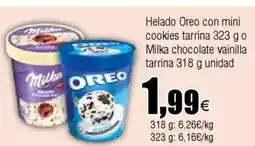 Cash FROIZ Helado Oreo con mini cookies tarrina oferta