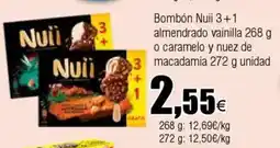 Cash FROIZ Bombón Nuii 3+1 almendrado vainilla oferta