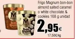 Cash FROIZ Frigo Magnum bon-bon almond salted caramel o white chocolate & cookies oferta