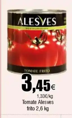 Cash FROIZ Tomate Alesves frito oferta