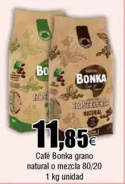 Cash FROIZ Café Bonka grano natural o mezcla 80/20 oferta