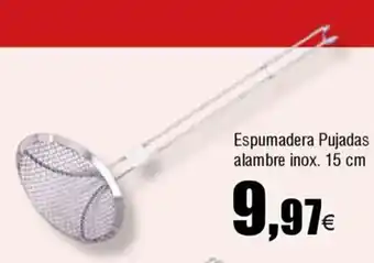 Cash FROIZ Espumadera Pujadas alambre inox oferta