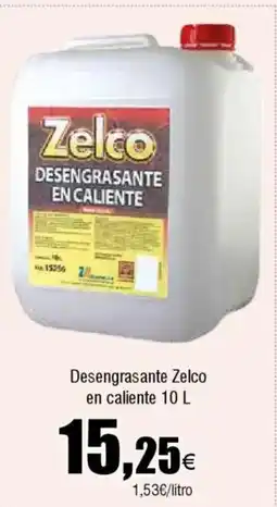 Cash FROIZ Desengrasante Zelco en caliente oferta