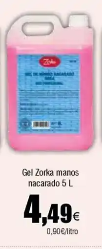 Cash FROIZ Gel Zorka manos nacarado oferta