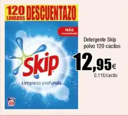 Cash FROIZ Detergente Skip polvo 120 cacitos oferta