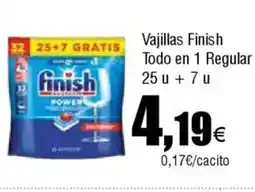 Cash FROIZ Vajillas Finish Todo en 1 Regular oferta