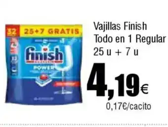 Cash FROIZ Vajillas Finish Todo en 1 Regular oferta