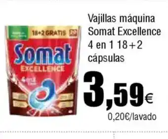 Cash FROIZ Vajillas máquina Somat Excellence oferta