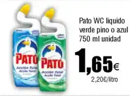Cash FROIZ Pato WC líquido verde pino o azul oferta