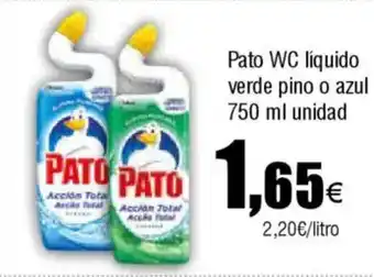 Cash FROIZ Pato WC líquido verde pino o azul oferta