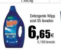 Cash FROIZ Detergente Wipp azul 35 lavados oferta
