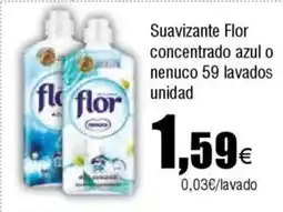 Cash FROIZ Suavizante Flor concentrado azul o nenuco 59 lavados unidad oferta