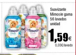Cash FROIZ Suavizante Mimosín gama 56 lavados unidad oferta