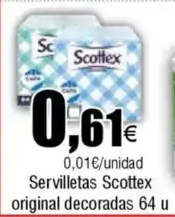 Cash FROIZ Servilletas Scottex original decoradas 64 u oferta
