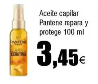Cash FROIZ Aceite capilar Pantene repara y protege oferta