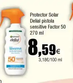 Cash FROIZ Protector Solar Delial pistola sensitive Factor 50 oferta